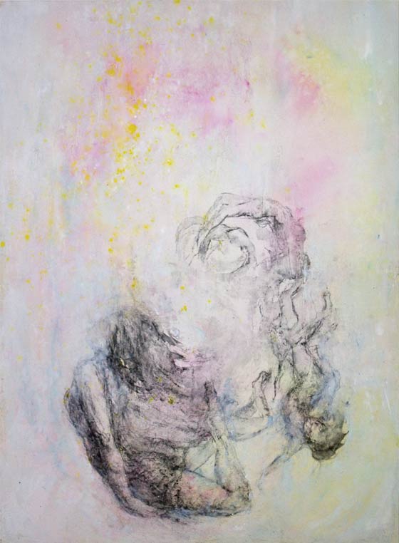 Wirbel, Acryl auf Leinwand, 2015
